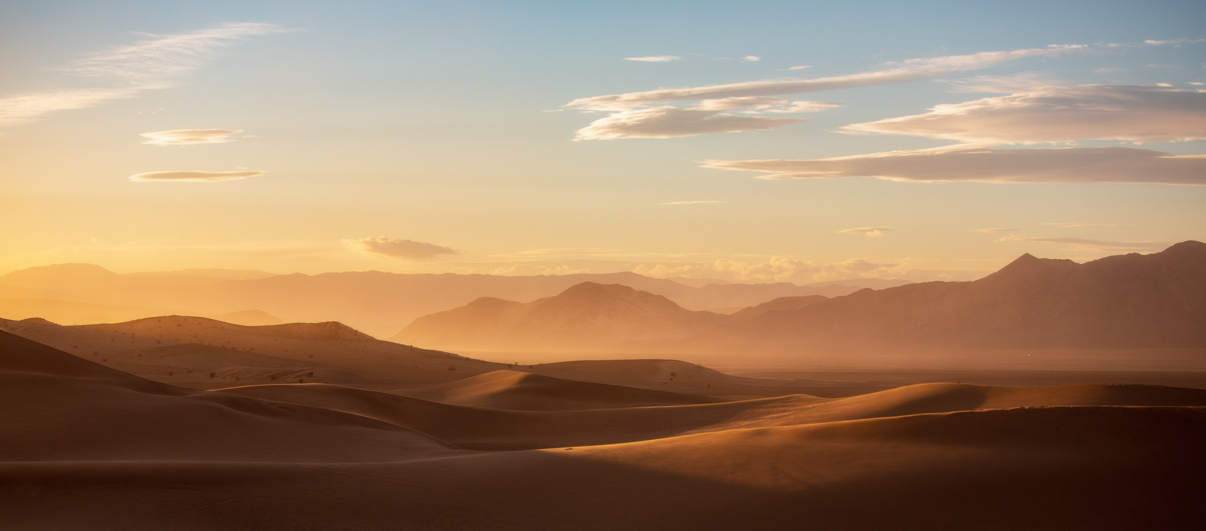 Dumont Dunes California &mdash; vast desert landscape